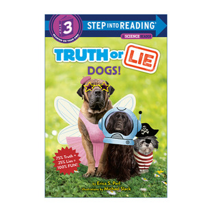 英文原版 Step into Reading 3 Truth or Lie Dogs 真真假假 狗狗 儿童科普读物 兰登书屋分级阅读 英文版 进口英语原版书籍