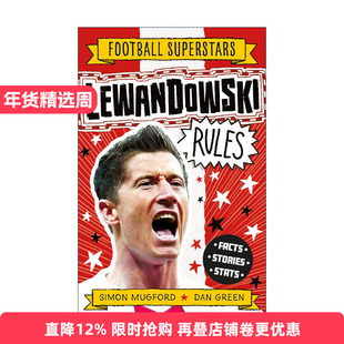 英文原版 Football Superstars Lewandowski Rules 足球明星特辑 罗伯特·莱万多夫斯基 英文版 进口英语原版书籍