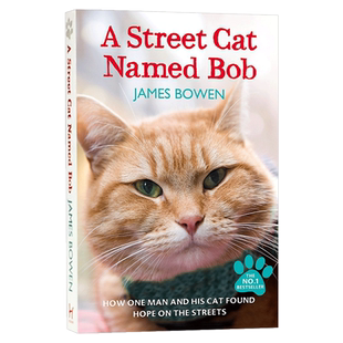 一只名叫鲍勃的街头流浪猫 A Street Cat Named Bob 英文原版小说 流浪猫鲍勃 英国畅销书 遇见街猫Bob 进口英语书籍 James Bowen
