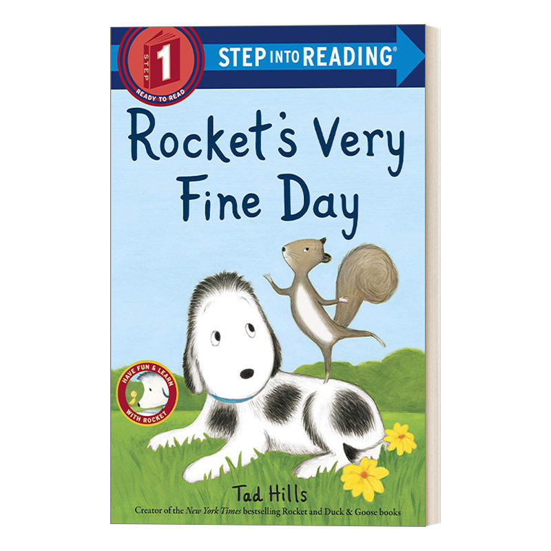 Step into Reading 1: Rocket's Very Fine Day 洛奇开心的一天进口原版英文书籍