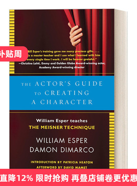 英文原版 The Actor's Guide to Creating a Character 演员创造角色指南 迈斯纳方法 表演艺术 电影 William Esper 进口书