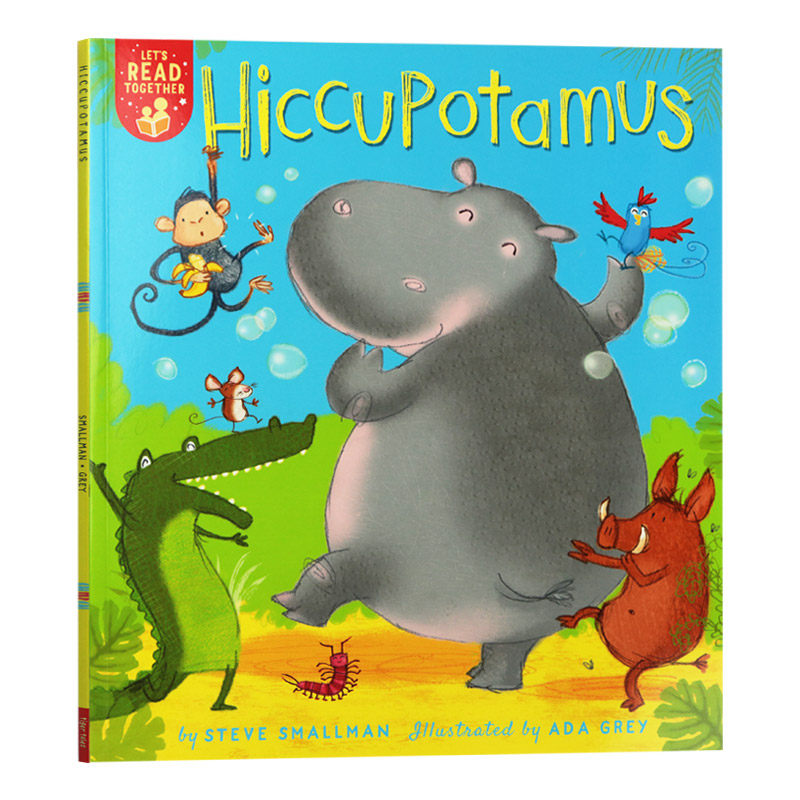 河马 hiccupotamus 英文原版绘本 儿童英语图画故事书 亲子阅读启蒙