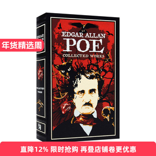 Edgar Allan Poe  爱伦坡诗集  皮革精装 Leather-bound Classics进口原版英文书籍