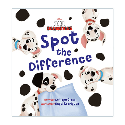 英文原版 101 Dalmatians: Spot the Difference 迪士尼101斑点狗 动画电影故事绘本活动书睡前图画书 精装 英文版 进口英语书籍