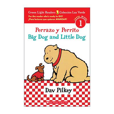 英文原版 Big Dog and Little Dog Perrazo y Perrito 大狗小狗 西班牙语英语双语绘本 英文版 进口英语原版书籍