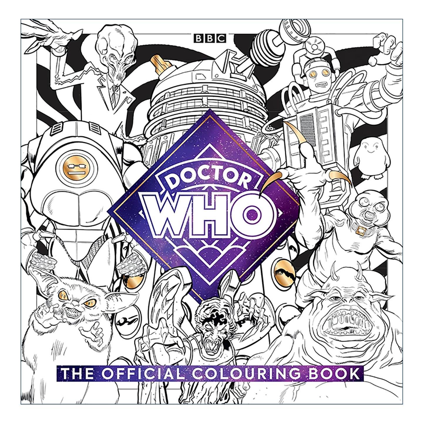 英文原版 The Official Doctor Who Colouring Book 神秘博士涂色书 英文版 进口英语原版书籍