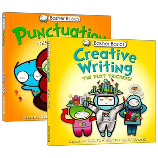 Basics 2册进口原版 好玩 写作 英文书籍 科学书 Basher