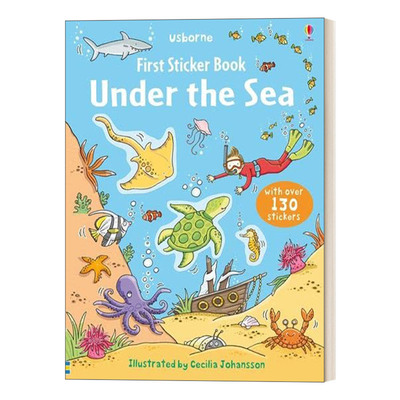 First Sticker Book: Under the Sea 贴纸书：海底世界进口原版英文书籍
