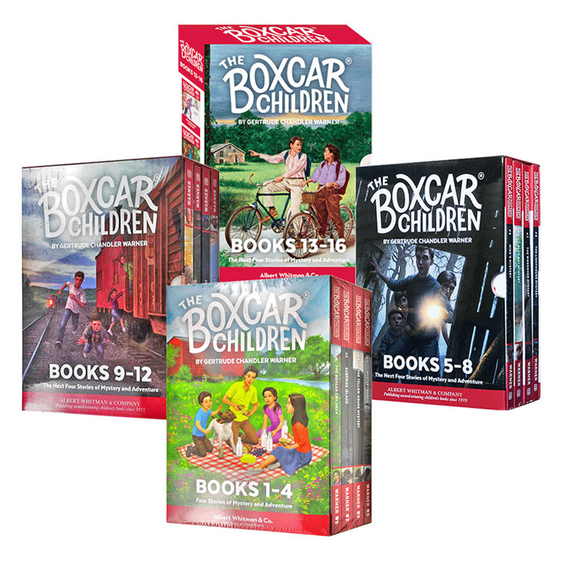 棚车少年 1-16册套装 The Boxcar Children Books 1-16 英文原版英语章节桥梁书籍 美国经典儿童读物 励志故事课外阅读小说 英文版