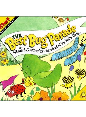 英文原版 Mathstart Level 1 The Best Bug Parade 数学启蒙绘本1级 英文版 进口英语原版书籍
