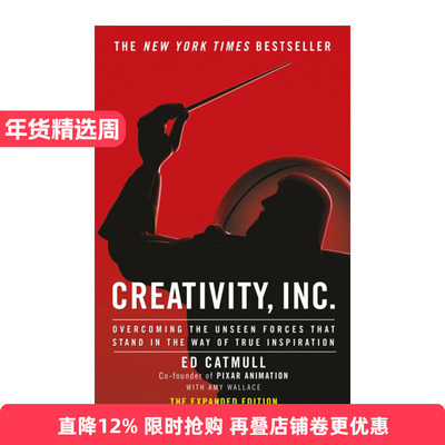 Creativity, Inc. 创新公司 皮克斯的启示 艾德·卡特姆进口原版英文书籍