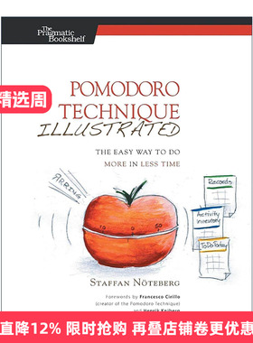 英文原版 Pomodoro Technique Illustrated 番茄工作法图解 简单易行的时间管理方法 史蒂夫·诺特伯格 英文版 进口英语原版书籍