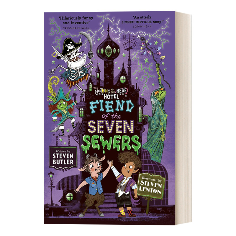 Fiend Of The Seven Sewers 没啥看头旅馆 4  章节幽默读物进口原版英文书籍