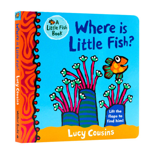 Where Is Little Fish? 小鱼在哪里 小鼠波波同作者进口原版英文书籍