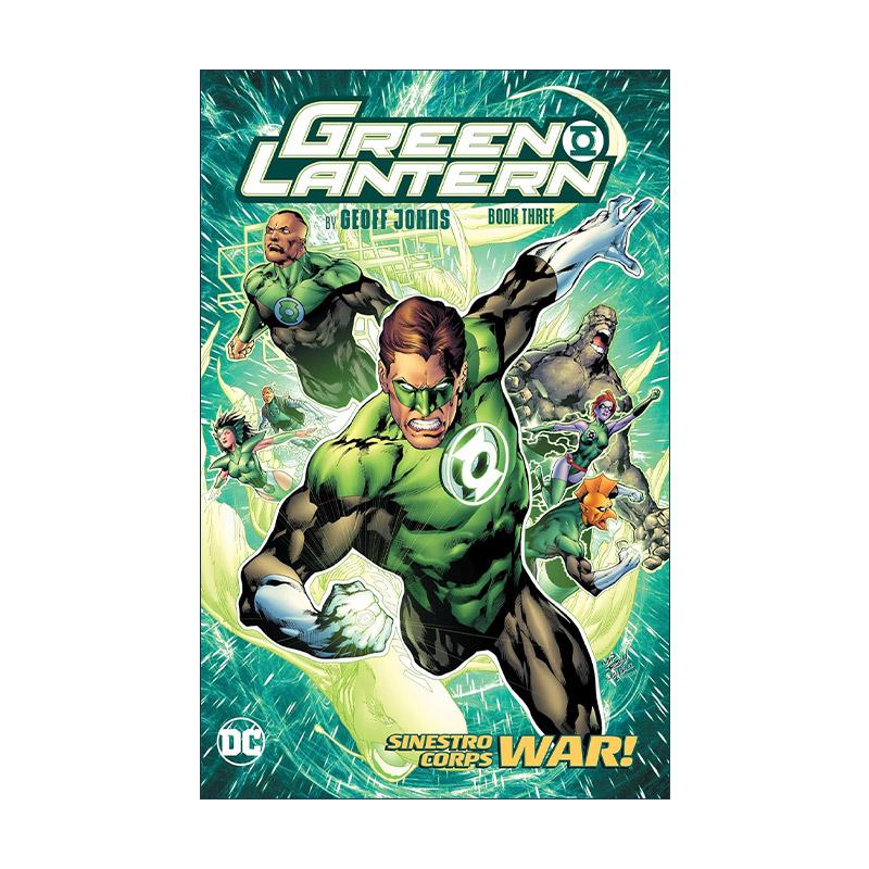 英文原版 Green Lantern by Geoff Johns Book Three 绿灯侠 卷三 新版 DC漫画 英文版 进口英语原版书籍