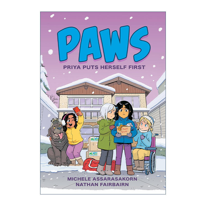 英文原版 PAWS Priya Puts Herself First 爪子系列 普丽娅把自己放在第一位 儿童精装漫画 英文版 进口英语原版书籍