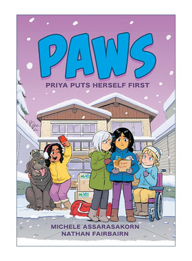 英文原版 PAWS Priya Puts Herself First 爪子系列 普丽娅把自己放在第一位 儿童精装漫画 英文版 进口英语原版书籍