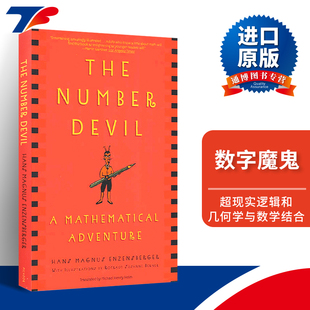 Adventure 书籍 Number 进口英语原版 英文版 罗伯特与数字魔鬼 Mathematical Devil The 英文原版