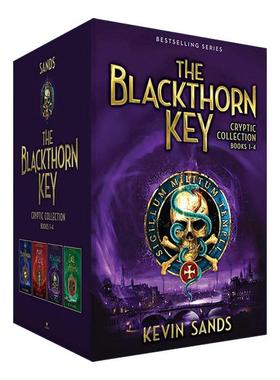 英文原版 The Blackthorn Key Cryptic Collection 黑荆棘的钥匙1-4册盒装 青少年动作冒险小说 英文版 进口英语原版书籍