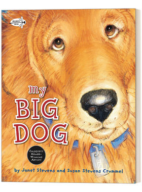 英文原版绘本 My Big Dog A Golden Classic 我的大狗 3-7岁儿童绘本 企鹅兰登黄金经典系列 Janet Stevens 英文版 进口英语书籍