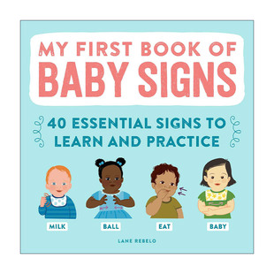 英文原版 My First Book of Baby Signs 我的第一本婴语书 英文版 进口英语原版书籍