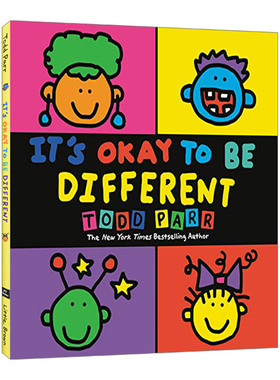 英文原版绘本 It's Okay To Be Different  与众不同是可以的 儿童启蒙认知 名家Todd Parr 精装绘本 英文版 进口英语原版书籍