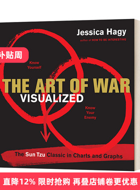 英文原版 The Art of War Visualized 用图表解读 孙子兵法 英文版 进口英语原版书籍