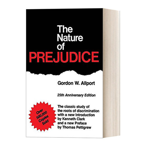 The Nature of Prejudice 偏见的本质 戈登·奥尔波特 25周年版进口原版英文书籍