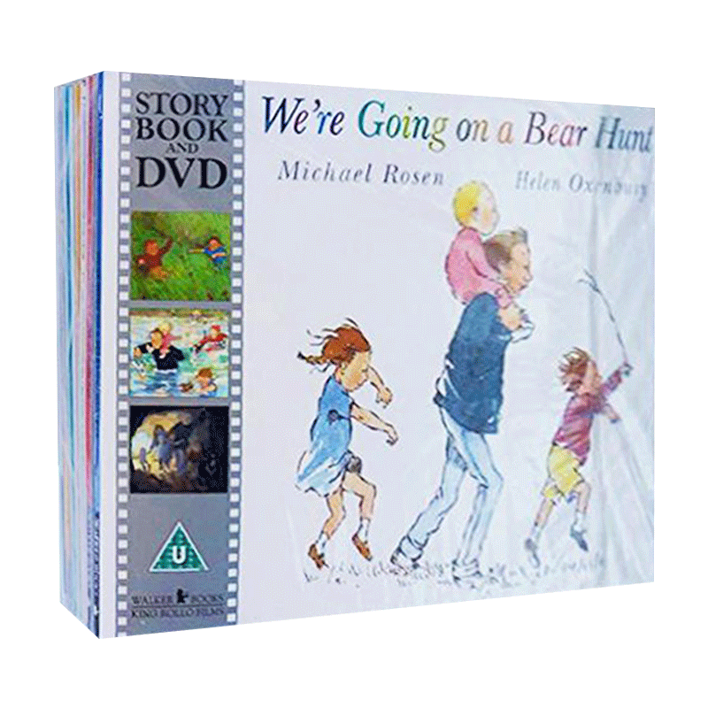 Time for a story 经典儿童英文原版绘本套装（10本书+10DVD）进口原版英文书籍