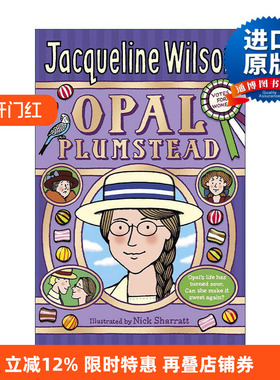 英文原版 Opal Plumstead 欧珀的故事 杰奎琳·威尔逊儿童故事书 英文版 进口英语原版书籍