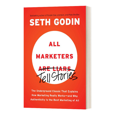 英文原版 All Marketers are Liars 营销人都是大骗子 英文版 进口英语原版书籍