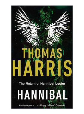 英文原版 Hannibal 汉尼拔 沉默的羔羊续集 Hannibal Lecter汉尼拔系列 惊悚悬疑犯罪小说 英文版 进口英语原版书籍