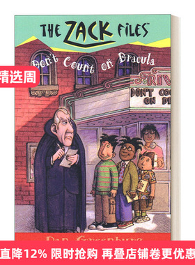 英文原版 The Zack Files 21 Don't Count on Dracula 札克档案系列21 儿童冒险章节桥梁书 Dan Greenburg英文版 进口英语原版书籍