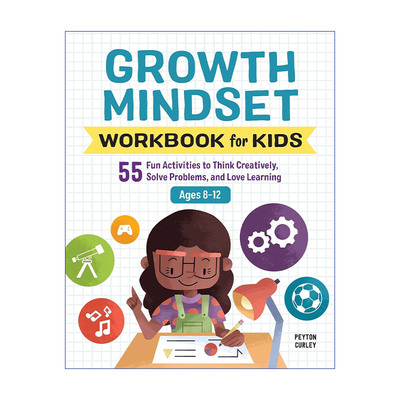 Growth Mindset Workbook for Kids 儿童成长型思维练习册进口原版英文书籍