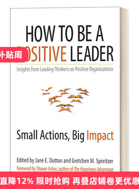 英文原版 How to Be a Positive Leader 成为一个积极的领导 小举动 大成效 企业管理 Jane E Dutton 英文版 进口英语原版书籍