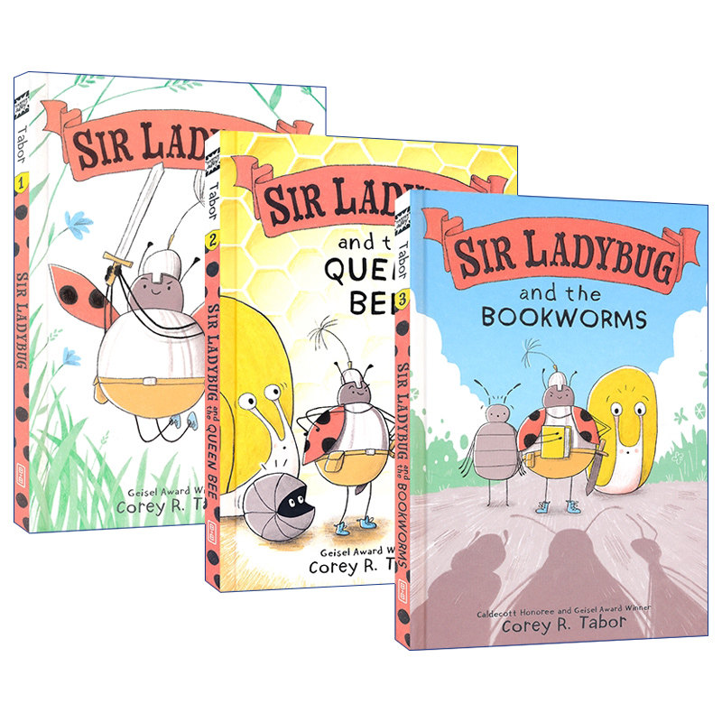 Sir Ladybug and the Queen Bee the Bookworms 瓢虫爵士系列3册进口原版英文书籍