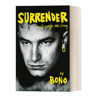 英文原版 Surrender 40 Songs  One Story 投降 U2主唱Bono自传回忆录 比尔·盖茨2022年年度假日书单推荐 精装 英文版 进口书籍