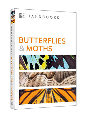 英文原版 Handbooks Butterflies and Moths 蝴蝶和飞蛾 DK自然百科指南 英文版 进口英语原版书籍