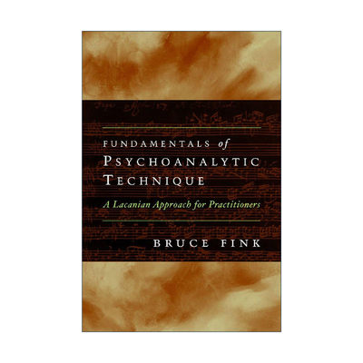 英文原版 Fundamentals of Psychoanalytic Technique 精神分析技术的基础 拉康派实践者指南 Bruce Fink 英文版 进口英语原版书籍