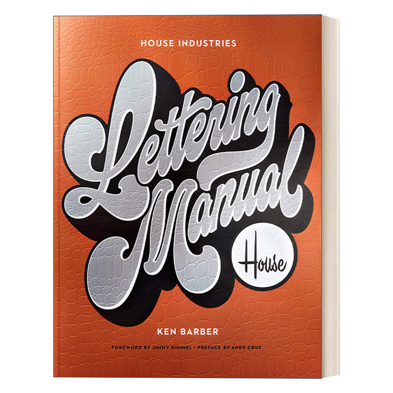 英文原版 House Industries Lettering Manual 手写字实践指南 字体设计 Ken Barber 英文版 进口英语原版书籍