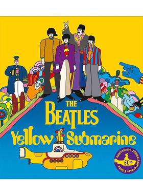 英文原版 Yellow Submarine 黄色潜水艇 儿童精装音乐绘本 披头士乐队 英文版 进口英语原版书籍