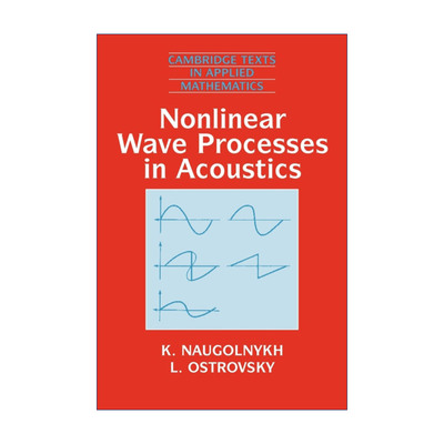 英文原版 Nonlinear Wave Processes in Acoustics 声学中的非线性波动过程 剑桥应用数学文本系列 英文版 进口英语原版书籍