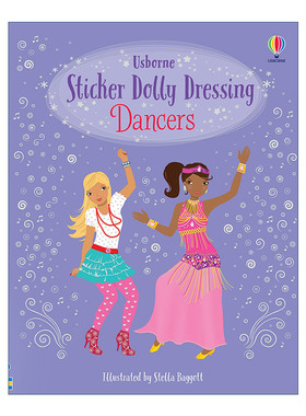Sticker Dolly Dressing Dancers 多莉贴纸 穿衣舞者进口原版英文书籍