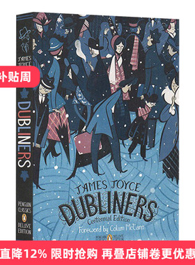 英文原版 Dubliners 詹姆斯·乔伊斯：都柏林人 企鹅经典豪华毛边版 进口原版英文书籍