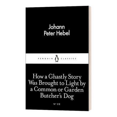 英文原版 How a Ghastly Story Was Brought to Light by a Common or Garden Butcher's Dog 小黑书 英文版 进口英语原版书籍