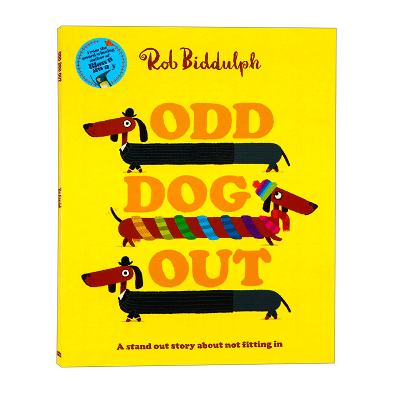Odd Dog Out 一只与众不同的狗 罗伯·比达尔夫进口原版英文书籍