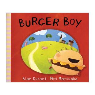 不偏食 书籍 Boy 进口英语原版 英文版 儿童绘本 饮食习惯 培养良好 汉堡男孩 Burger 英文原版