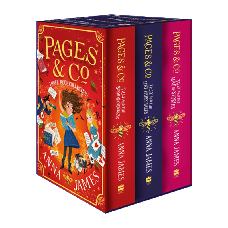 英文原版 Pages & Co. Series Three-Book Collection Box Set 穿梭童话集 三册盒装 畅销儿童奇幻章节小说 英文版 进口英语书籍