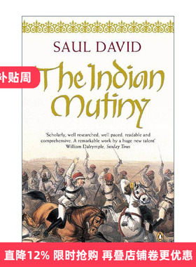 英文原版 The Indian Mutiny 印度兵变1857 印度人民反抗英国殖民统治 Saul David 英文版 进口英语原版书籍