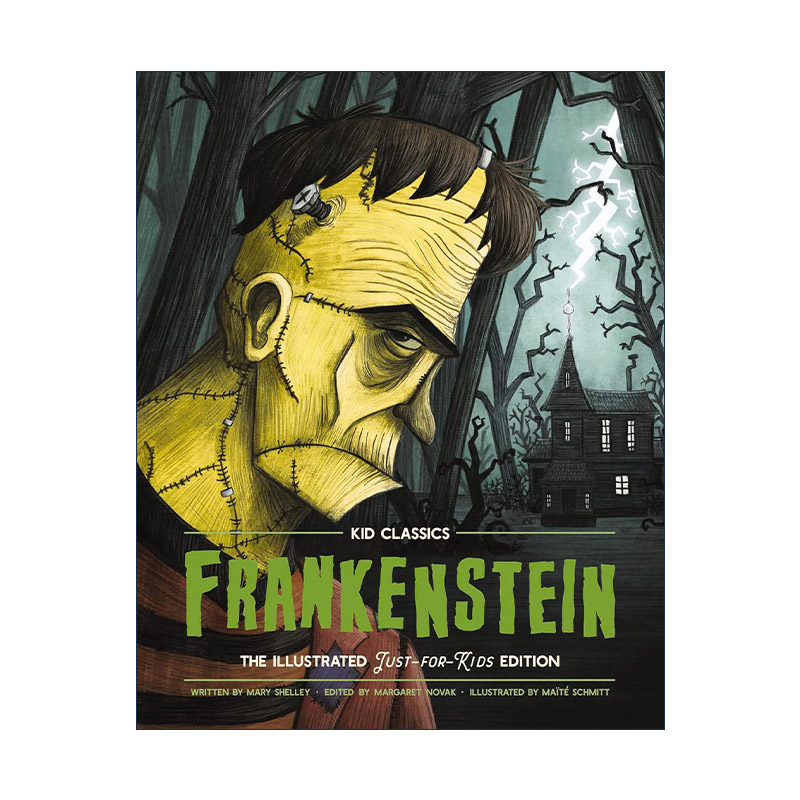 英文原版 Frankenstein 科学怪人 儿童经典系列 精装彩色插图版 英文版 进口英语原版书籍